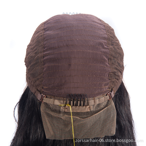 Wig factory 100% virgin brazilian wig, body wave swiss hd transparent wig ,long lace front human hair wig for black women